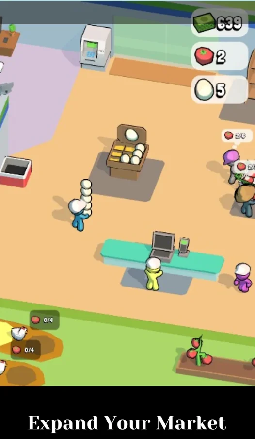 Idle Mini Mall-Market Tycoon — screenshot 1