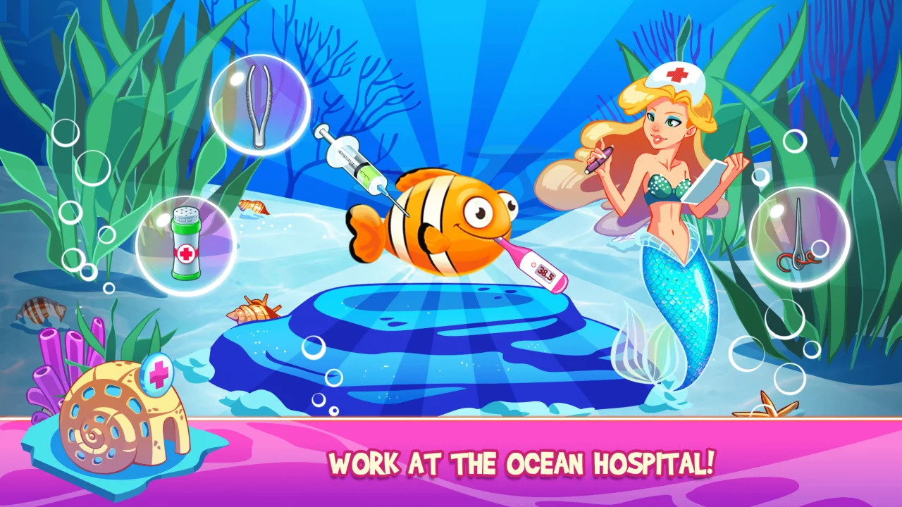 Mermaid Princess Underwater Games — screenshot 2