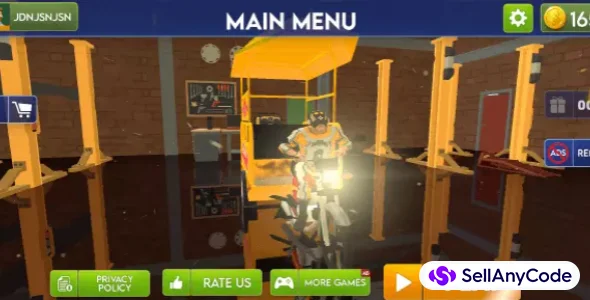 Tuk Tuk Rickshaw Taxi 3D
