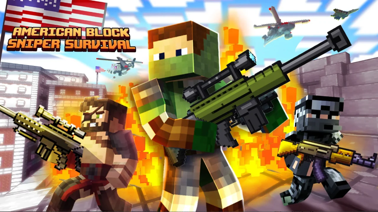 American Block Sniper Survival — screenshot 10