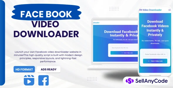 Facebook Tube - Reels & Videos Downloader PHP Script