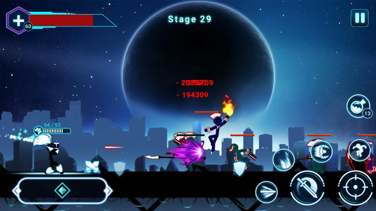 Stickman Ghost 2: Game Offline — screenshot 5