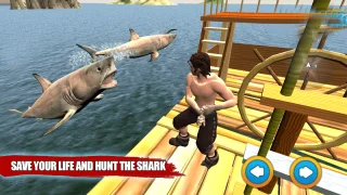 Shark Shooting in the Sea