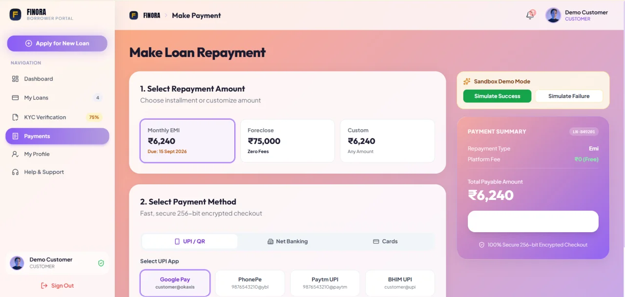 Finora - Complete Loan Management & Digital Lending — screenshot 2