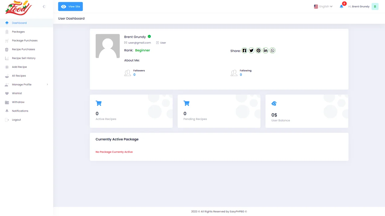 SweetFood - The Ultimate PHP Recipe Platform — screenshot 9