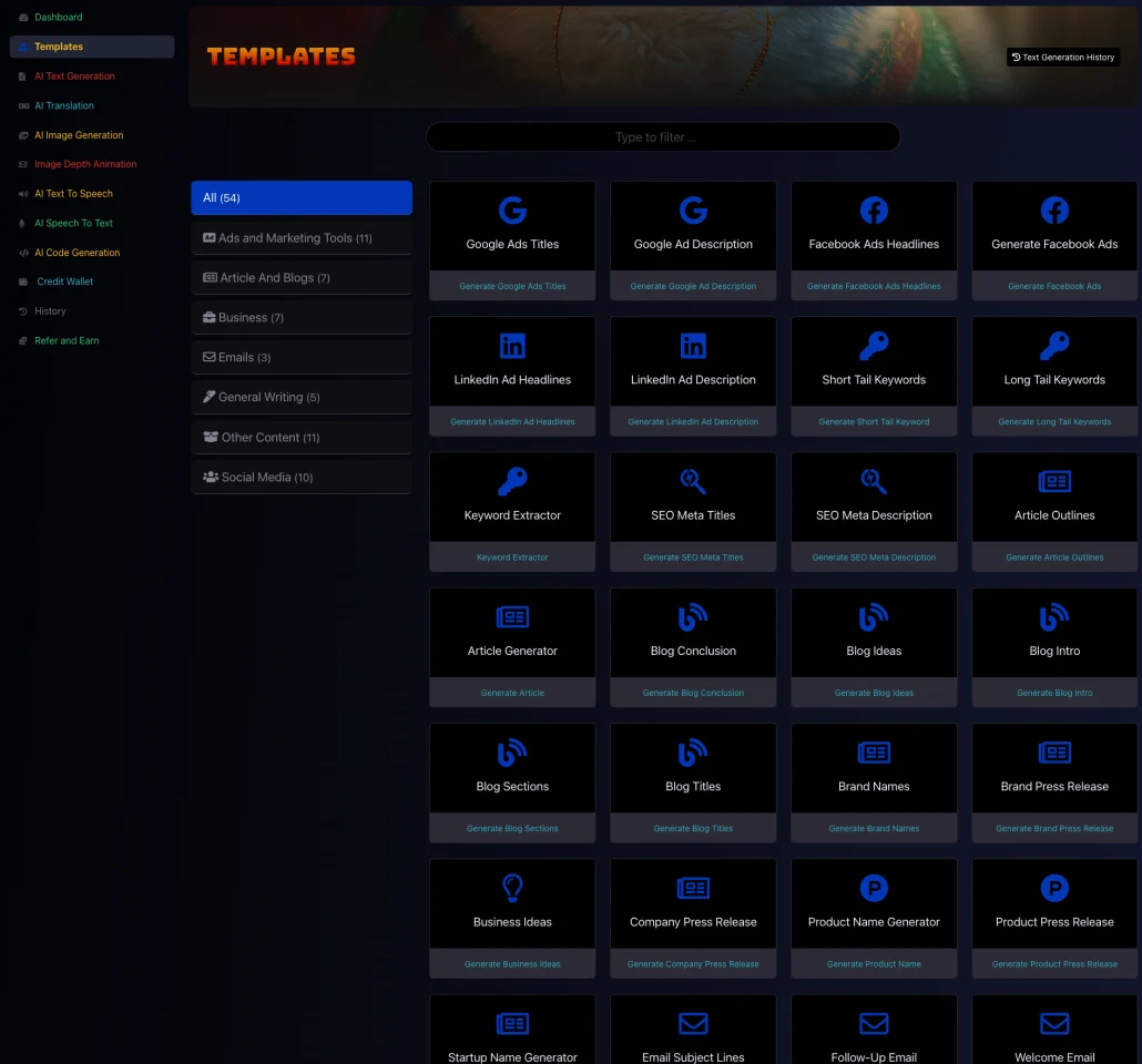 AiGen - All-in-One AI Generation Tool - Artificial Intelligence — screenshot 3