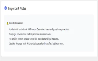 DesheeLabs Content Protection