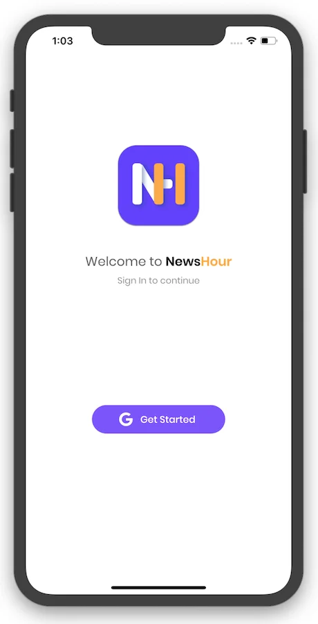 News Hour - Flutter News App with Admin Panel — screenshot 1