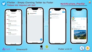 FTwitter - Clone Simply Twitter Flutter App with Multi Payments | Firestore | GetX