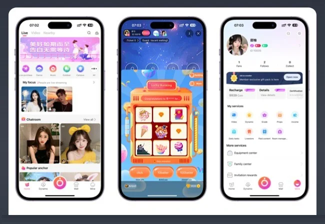 Bsmate New Version of the Multi-Language Live Short Video Dating Multi-Person Lianmai Chat Room and the Source Code of the Multi-Language Live Broadcast System Can Be Run Internationally — screenshot 2