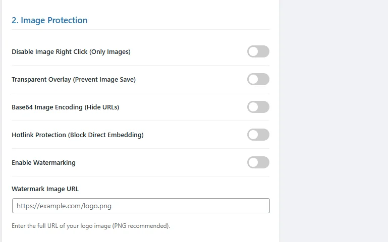 Content Guard - Ultimate WordPress Protection — screenshot 3