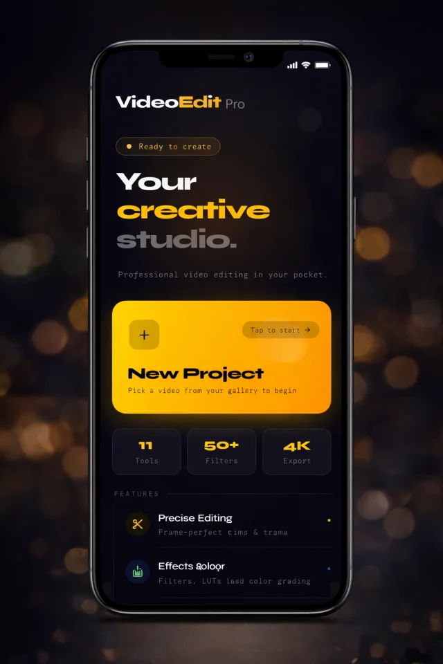 Flutter Video Editor Pro — screenshot 1