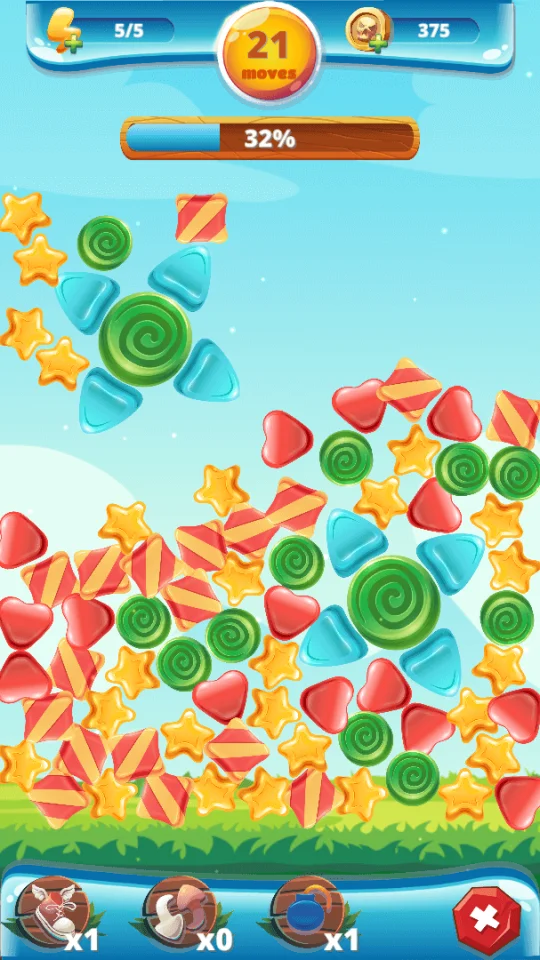 Sweety Shapes Physics Match3 — screenshot 3