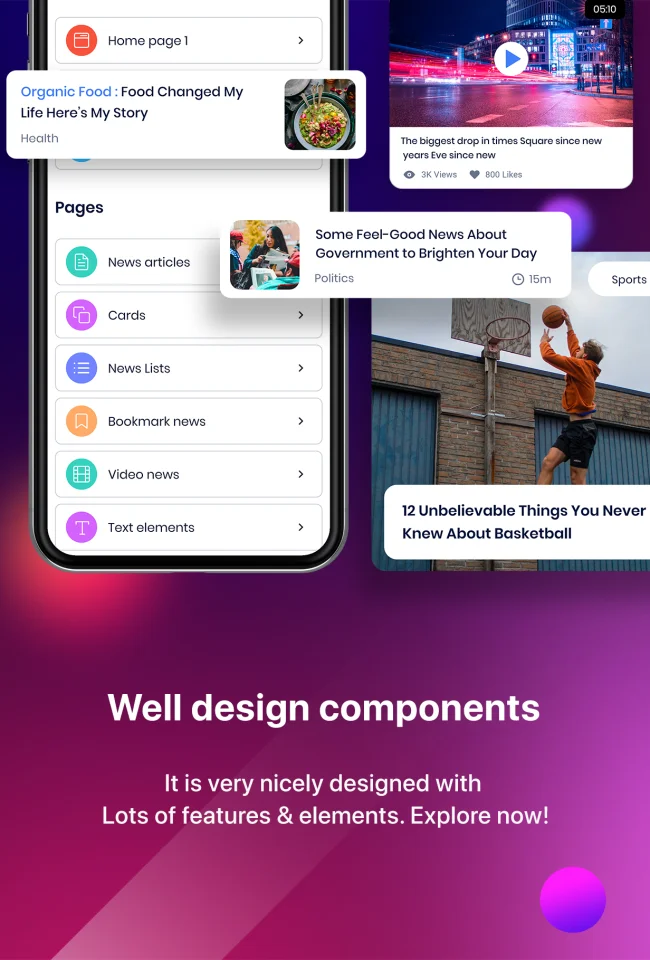 Firsthunt: Framework 7 PWA Template — screenshot 2