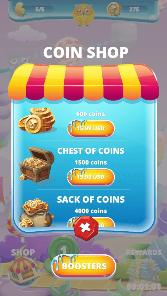 Sweety Shapes Physics Match3 — screenshot 6