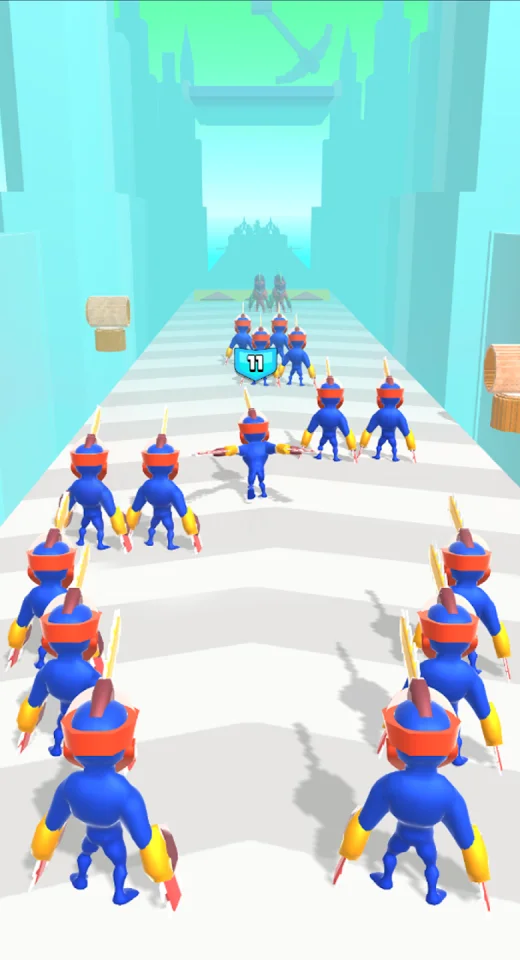 Blue Run and Merge — screenshot 4