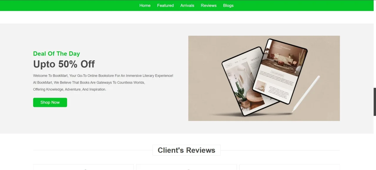 Responsive E-Commerce Website — screenshot 3