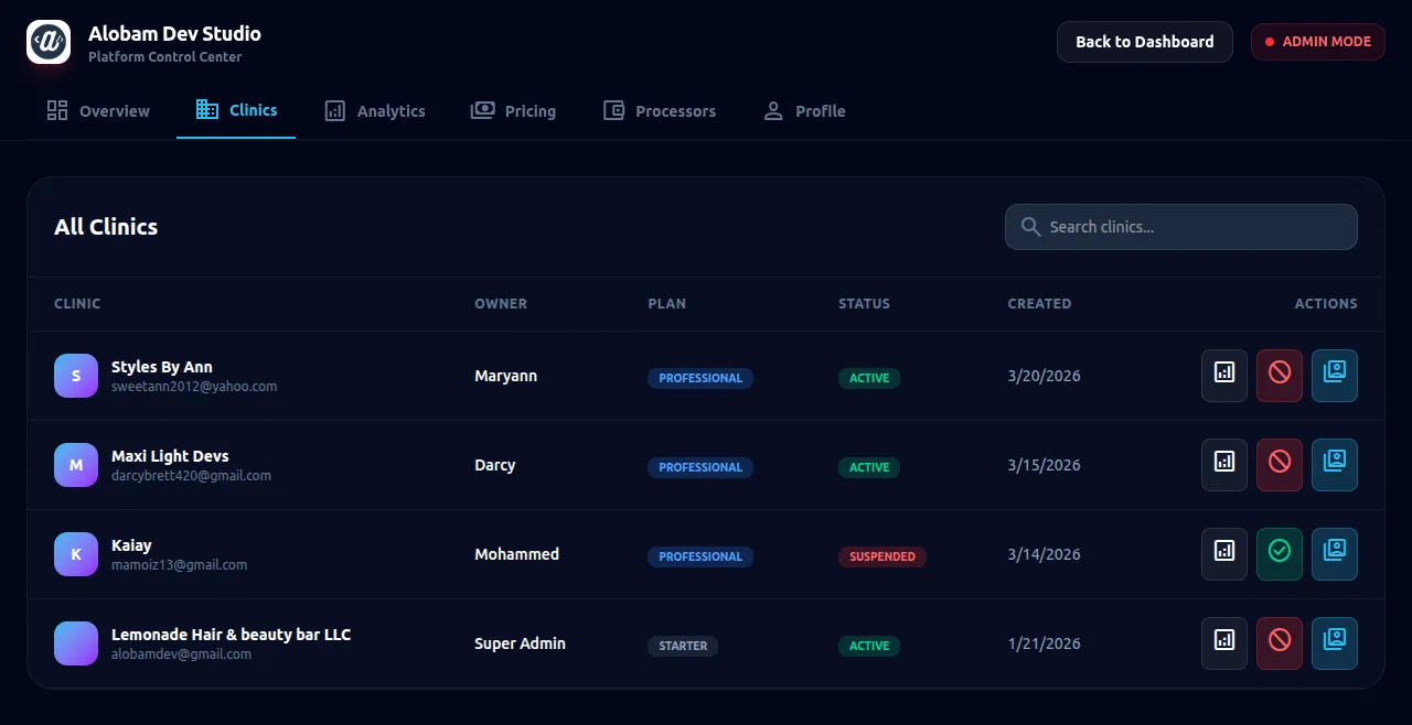 AI Receptionist SaaS — screenshot 6