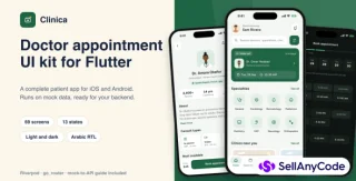 Clinica - Doctor Appointment UI Kit for Flutter