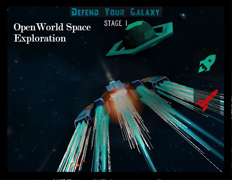 Space Raiders Mobile SPACESHIP Shooter Template — screenshot 1