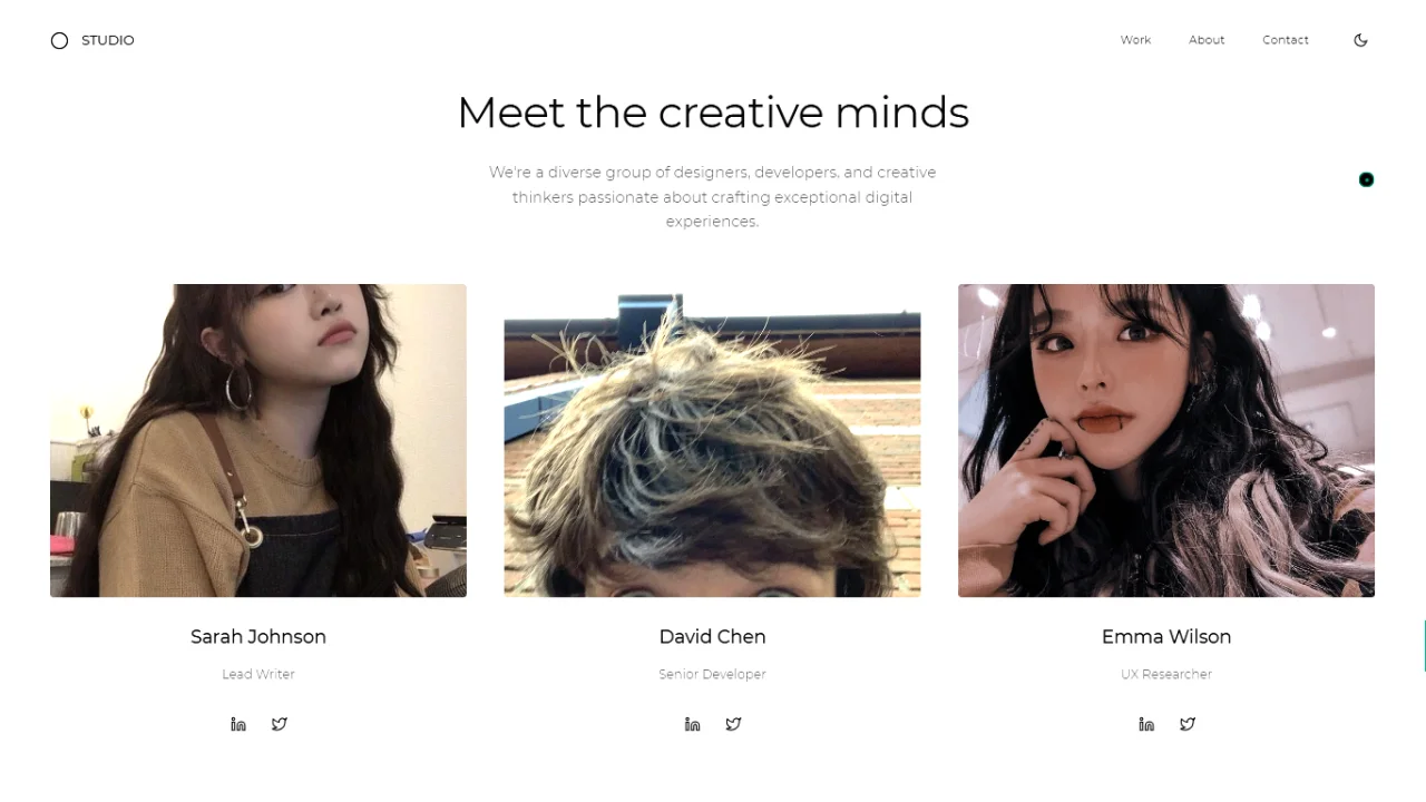 The Perfect Portfolio for Creatives — screenshot 10