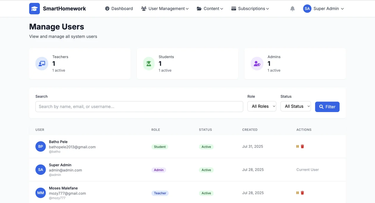 SmartHomeWork - Making Homework Management Smarter — screenshot 5