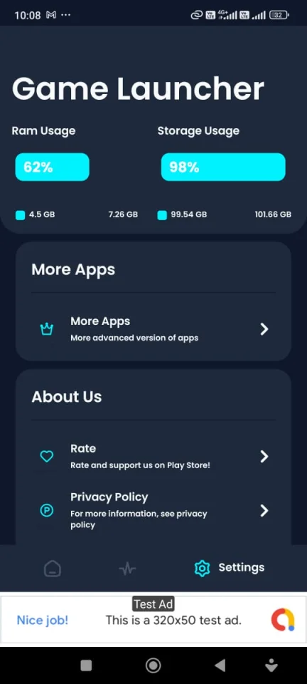 Pro Game Booster - Ultimate Performance & GFX Tool with Cyberpunk Theme — screenshot 3