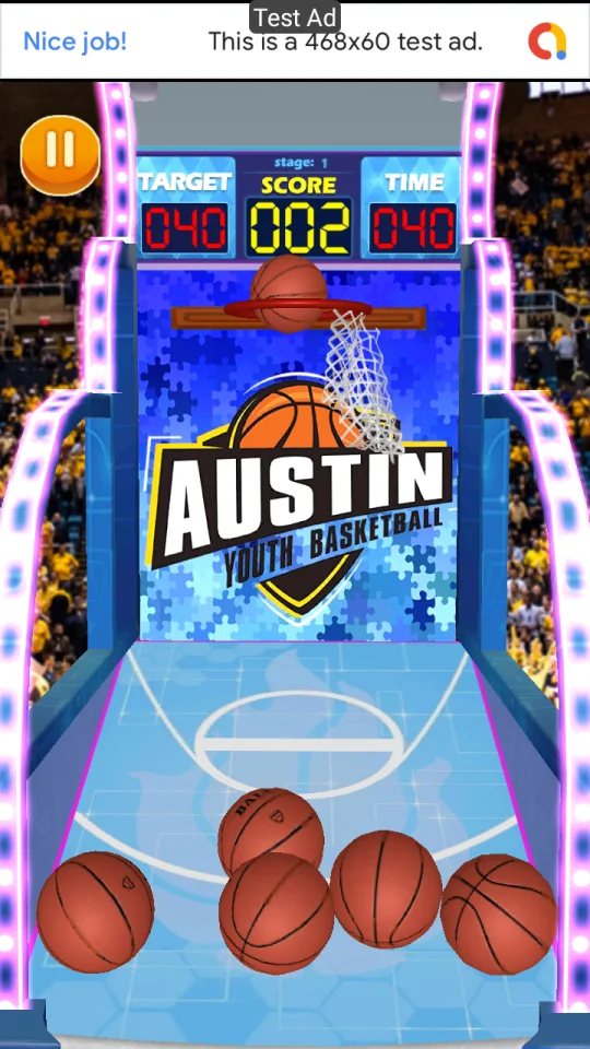 Arcade Basketball Game Source Code — screenshot 4