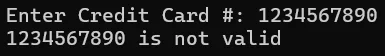 Credit Card Validator — screenshot 3