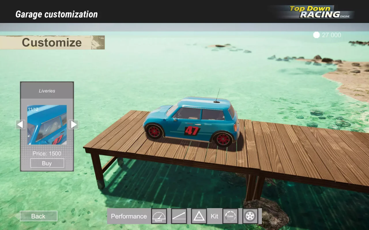 Car Racing Engine Top Down — screenshot 5