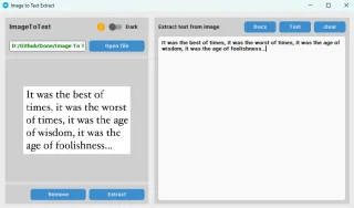 PyOCR Drop - Desktop Image to Text Converter with File Export