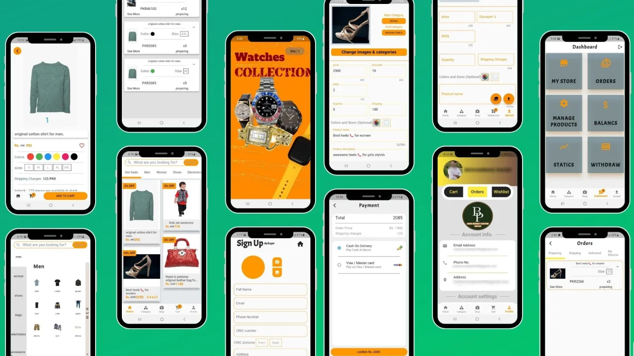 Flutter E-Commerce Web Application (Firebase + Provider) — screenshot 1