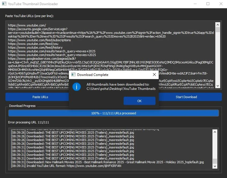 New YouTube Thumbnail Downloader — screenshot 4