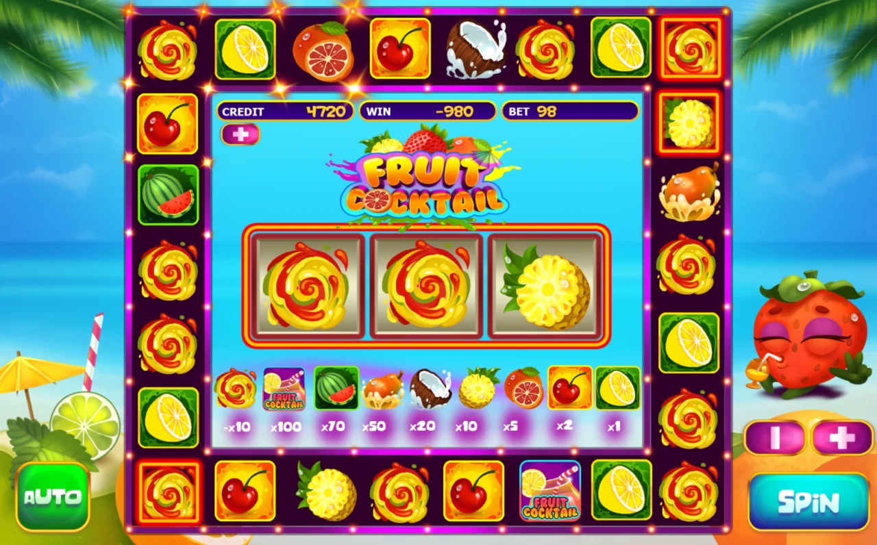 Fruit Cocktail Slot Game — screenshot 5