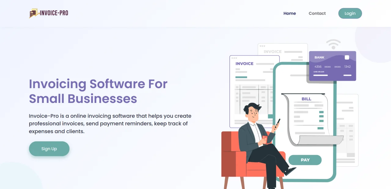Invoice Pro SaaS Invoicing & Billing System — screenshot 1