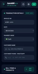 QuickBill POS Offline Billing