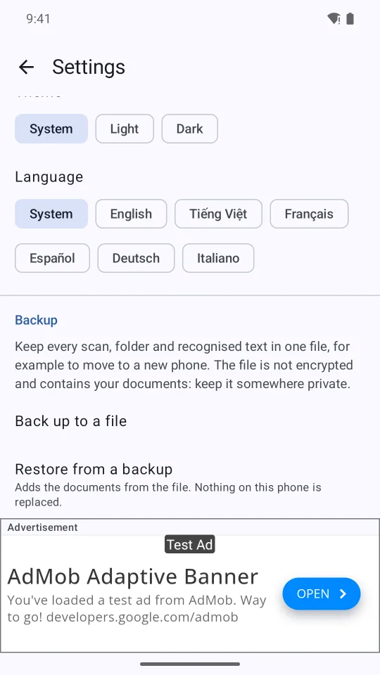 PDF Document Scanner Android + iOS — screenshot 6