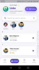 Linko Modern Contact & Communication Flutter App