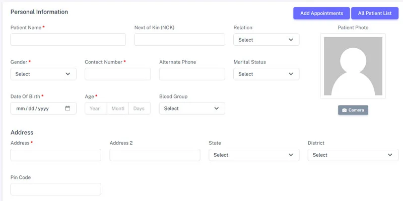 Cloud-Based Hospital Management Software with Billing & Patient Records (PHP MySQL) — screenshot 3