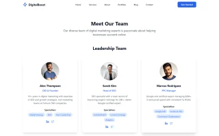 Digital Boost - Marketing Agency React Template
