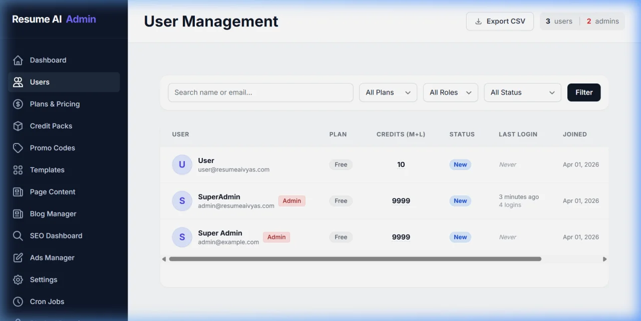 Resume AI the Ultimate AI-Powered Resume Builder & ATS Scanner (SaaS) — screenshot 4