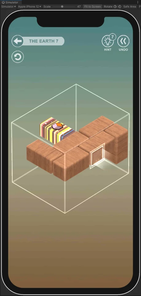 Brickscape - Move Bricks to Take Out the CORE BRICK [Unity 2022] — screenshot 3