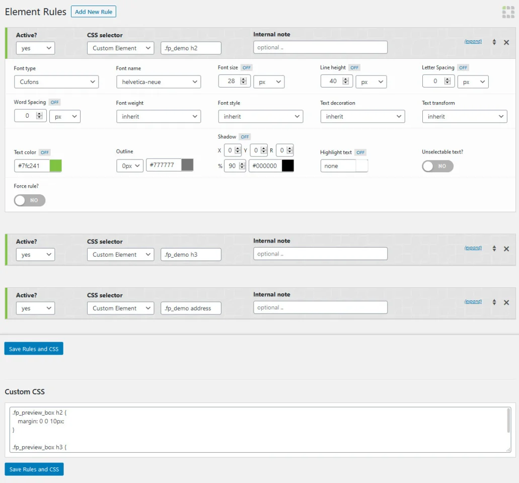 FontPress - WordPress Font Manager — screenshot 4