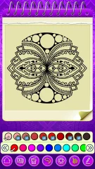 Free Art Coloriages Mandalas Booking Colouring Animals, Words