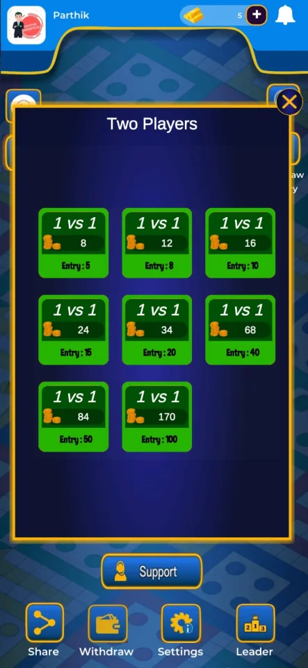 Elite Ludo v8 Tournament Real Money Earning Node.js Android App with Admin Setup — screenshot 3