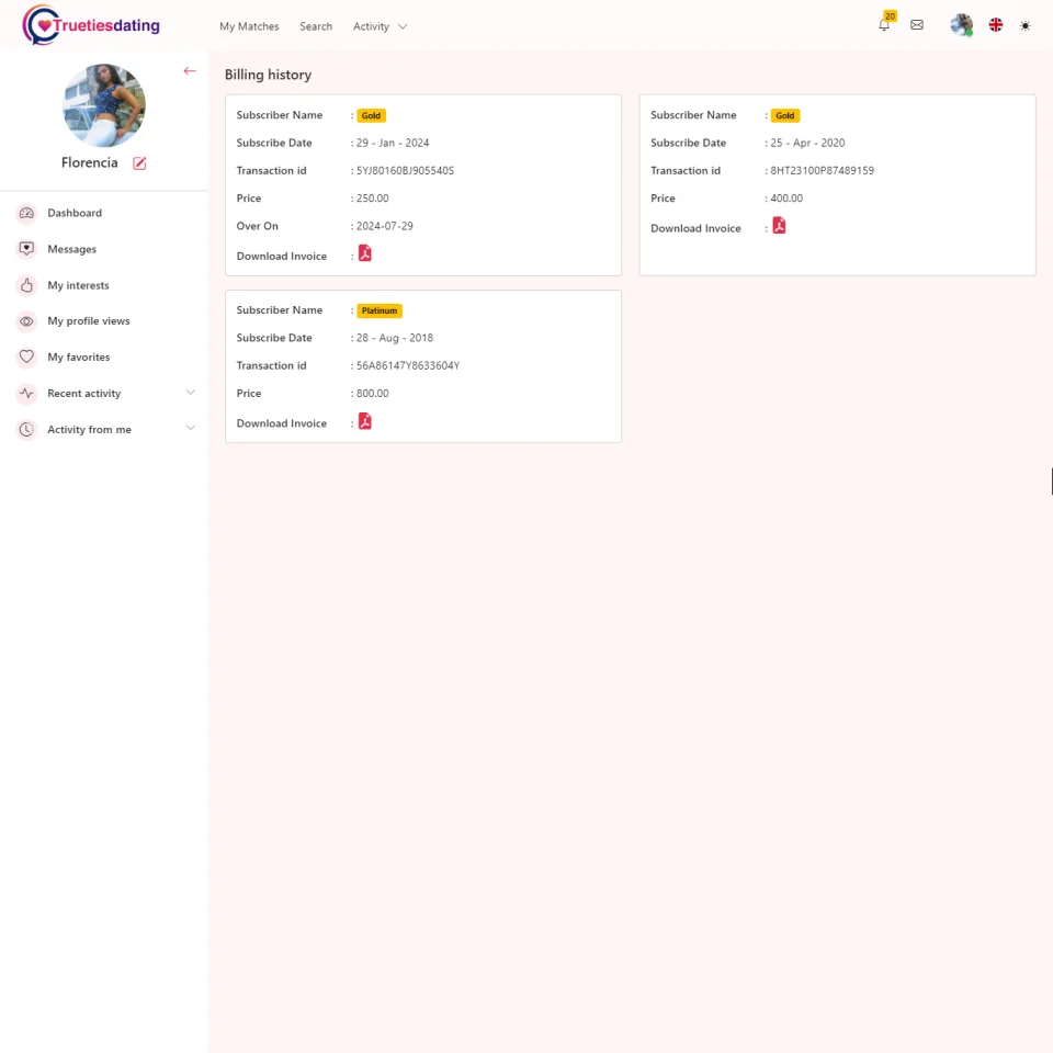 Match Making Website Script — screenshot 10