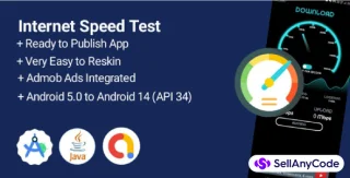 Internet Speed Tester App - Android Source Code
