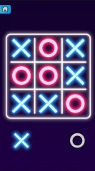 Tic Tac Toe 2D Glow Game Unity Source Code
