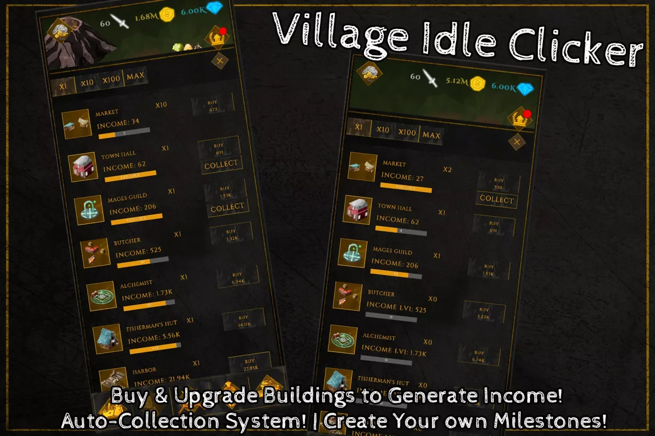 Idle RPG Clicker - Complete Game (Mobile) — screenshot 2