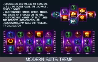 MK - Modern Suits Slot Asset